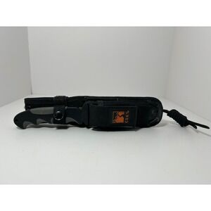 CRKT Kommer Free Range Hunter 2040 Fixed Blade Knife‎ with Nylon Sheath Black